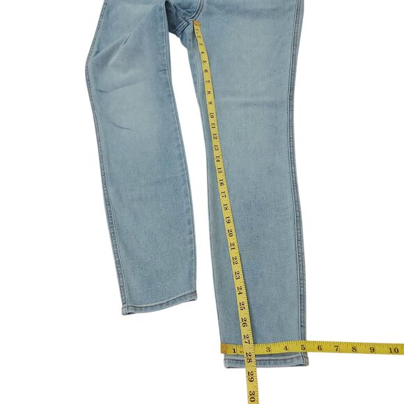 We The Free Jeans Womens 29 Blue Curvy High Rise Super Skinny Light Wash Denim - Picture 12 of 12